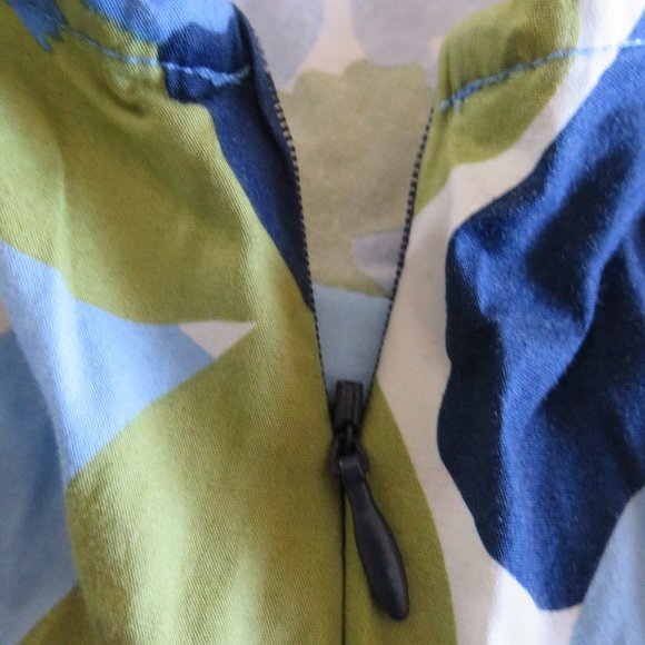 Croft & Barrow Sleeveless Dress | Blue Floral - Picture 8 of 11